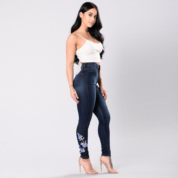 European and American embroidered jeans - Image 2