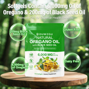 300 Softgel Capsules Of Oregano Oil